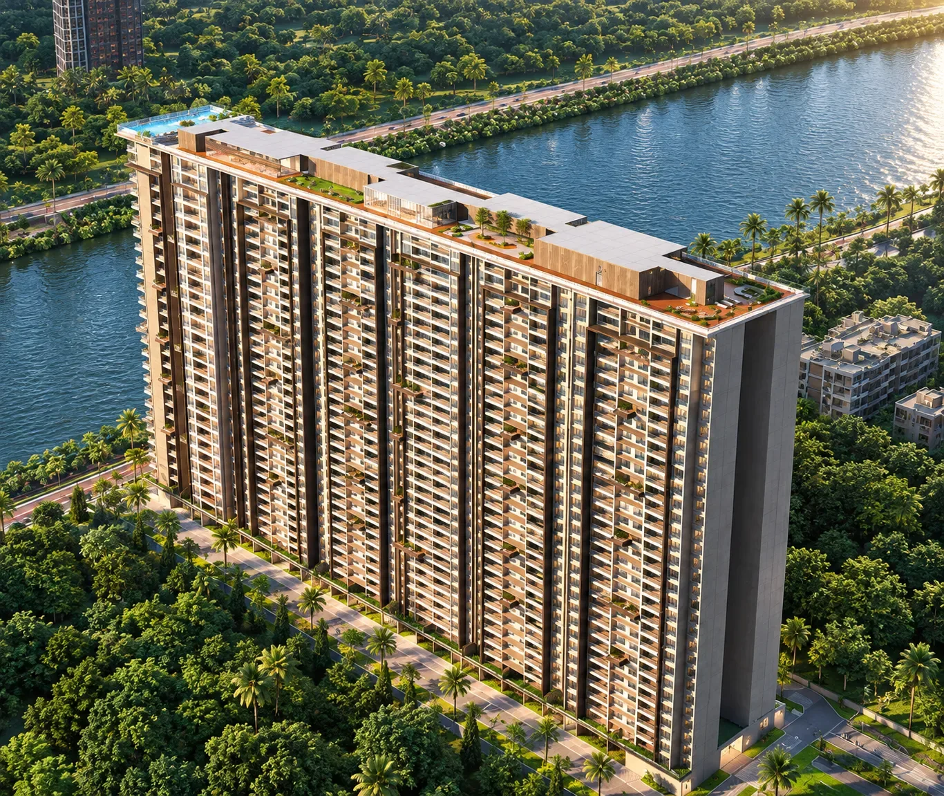Global Riverfront elevation